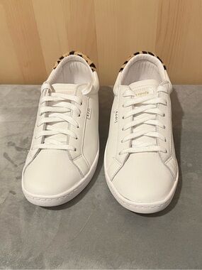 Keds X Kate Spade New York Ace Leather & Leopard Sneakers - never been worn!